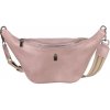 Crossbody kožená kabelka Wojewodzic ružová na pás 31935/FN26, Doprava zadarmo