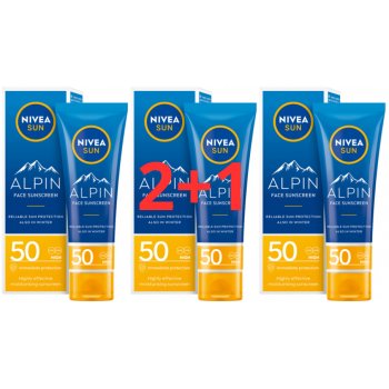 Nivea Sun Alpin pleťový krém SPF50 50 ml