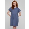 Urban Classics Ladies Organic Empire Valance Tee Dress vintageblue