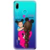 Odolné silikónové puzdro iSaprio - Mama Mouse Brunette and Boy - Huawei P Smart 2019