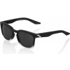 Okuliare 100% HUDSON - Soft Tact Fade Black / White - Black Mirror Lens