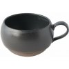 MIJ Hrnček 300 ml, čierny, keramika