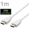 DELTACO Kábel HDMI 2.1 M/M 1m, 8K Ultra High, biel HU-10A