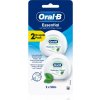 Oral-B Essential Floss Mint voskovaná dentálna niť s mätovou príchuťou 2 x 50 m