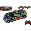 Teddies Auto RC závodné 27MHz plast 20cm na batérie so svetlom 3 farby