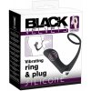 Black Velvets BV Vibrating ring a plug
