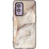 Picasee silikónový čierny obal pre OnePlus 9 - Cream marble