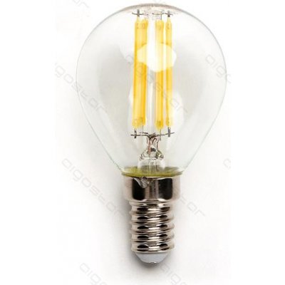 Aigostar LED filament žiarovka E14 G45 4W teplá biela