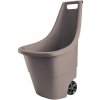 Vozík Keter® EASY GO 50 lit., 51x56x84 cm, hnedý, na záhradný odpad
