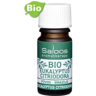 Saloos Éterický olej BIO - Eukalyptus Citriodora 5ml Brazília