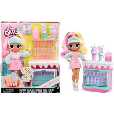 MGA L.O.L. Surprise! OMG Nechtové štúdio s bábikou Candylicious 503781