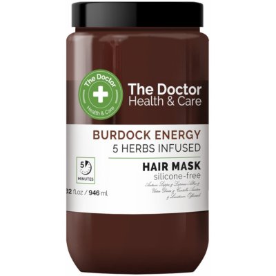 The Doctor Burdock Energy 5 Herbs Infused posilujúca maska na vlasy 946 ml