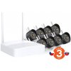 Tenda K8W-3TC - bezdrôtový Wi-Fi kamerový set 2K (3MP), NVR + 8x IP kamera s LED, CZ aplikácia K8W-3TC