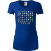 Vlajky štátov - Afrika - Dámske tričko z organickej bavlny Origin (GOTS) - L ( Kráľovská modrá )