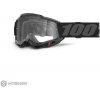 100% ACCURI 2 okuliare, Black/Clear Lens
