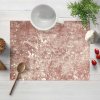 Biante Zamatové prestieranie na stôl Isabela IBL-013 Gold Design staroružové 30x40 cm