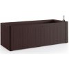 STEFANPLAST Samozavlažovací kvetináč NATURAL DELUXE 100x43x33cm moka
