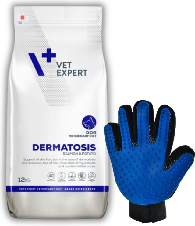 VetExpert 4T Dermatosis Dog Salmon Potato 12 kg