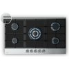 Klarstein Verosteel plynová varná doska, 5 horákov, Elektrické zapalovanie, Kompatibilná s zemným plynom a LPG, 10400W, 90cm (PG9051G-DC5B)