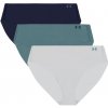 Under Armour Pure Stretch No Show Bikini 3 Pack - Halo Gray - women´s L