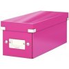 LEITZ Krabice na CD Click & Store, Růžová 60410023