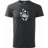 Bedmintoňák - Klasické pánske tričko vyššej gramáže - 3XL ( Čierna )