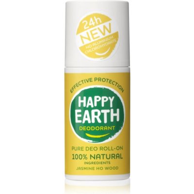 Happy Earth 100% Natural Deodorant Roll-On Jasmine Ho Wood roll-on 75 ml