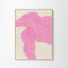 The Poster Club Plagát The Line - Pink by Rebecca Hein 50x70 cm