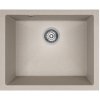 Laveo Ibiza, 1-komorový granitový drez 560x460x220 mm, béžová, LAV-SBI_410U