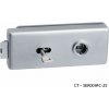 CT - 18000 Kovanie na sklenené dvere CHM - chróm matný (CP) kovanie s BB otvorom, CT - SER009FC-2S – cena za ks