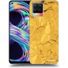 Picasee silikónový prehľadný obal pre Realme 8 4G - Gold