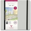 Akvarelový album Clairefontaine Etival Cold Pressed - s pohľadmi, 21 x 21 cm, 24 listov, 300 g