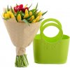 Kvetinová taška Sweet žlté tulipány