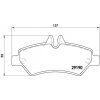 Sada brzdových platničiek kotúčovej brzdy BREMBO P 50 084