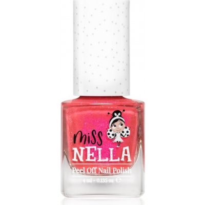 Miss Nella Peel Off Nail Polish lak na nechty pre deti MN10 Tickle Me Pink 4 ml