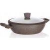 Panvica tradičná Banquet granite marrone mramorová 28 cm non-stick (nepriľnavá)