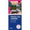 mapa Indochina-Vietnam, Laos, Cambodia 1:1,2 mil.