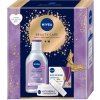 Nivea Beauty Care Antiwrinkle krém pre zlepšenie kontúr 65+ 50 ml + Nivea Sensitive upokojujúca micelárna voda 400 ml, kozmetická sada pre ženy