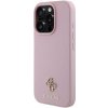 Obal Guess PU Grained 4G Small Metal Logo MagSafe Apple iPhone 16 Pro Max GUHMP16XPGCSM4MP Pink