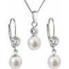 Perlová súprava vrátane retiazky z riečnych perál biela 29006.1
