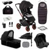 JANÉ CROSSLIGHT Carbon Edition SET RacerBlack 2023