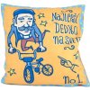 GiftyCity Obliečka na vankúš 40 x 40 cm, mikroplyš, Najlepší dedko