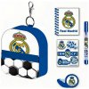 Real Madrid FC Papiernická sada Real Madrid, mini ruksak na kľúče, 5 ks