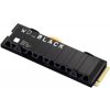 WD Black SN850X SSD 1TB M.2 NVMe Gen4 7300/6300 MBps Heatsink (PS5 ready) WDS100T2XHE