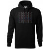 Plavecký bazén žralok - Mikina pánska Cape s kapucňou - 2XL ( Čierna )