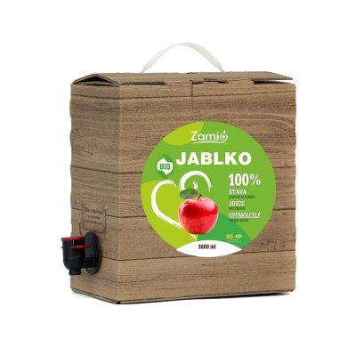 Zamio 100% ovocná šťava Jablko Bio 3 l
