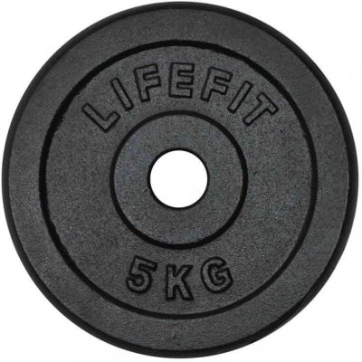 LIFEFIT Kotúč 5kg, kovový, pre 30 mm tyč