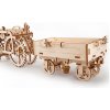 Ugears dřevěná stavebnice 3D mechanické Puzzle - Vlečka