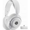 Bezdrôtové slúchadlá na uši herné SteelSeries Nova 5P Biele