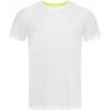 STEDMAN ACTIVE 140 CREW NECK / Pánske športové tričko so vzorom - white XL